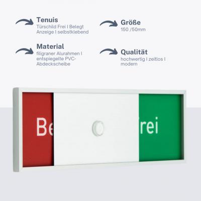 Tuerschild Tenuis frei belegt